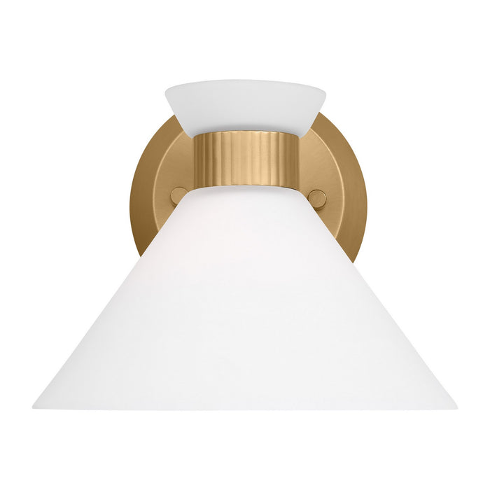 Myhouse Lighting Visual Comfort Studio - DJV1011SB - One Light Wall Sconce - Belcarra - Satin Brass