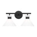 Myhouse Lighting Visual Comfort Studio - DJV1012MBK - Two Light Bath - Belcarra - Midnight Black