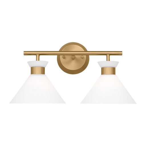 Myhouse Lighting Visual Comfort Studio - DJV1012SB - Two Light Bath - Belcarra - Satin Brass