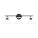 Myhouse Lighting Visual Comfort Studio - DJV1013MBK - Three Light Bath - Belcarra - Midnight Black