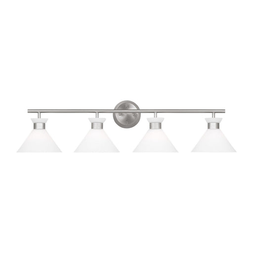 Myhouse Lighting Visual Comfort Studio - DJV1014BS - Four Light Bath - Belcarra - Brushed Steel