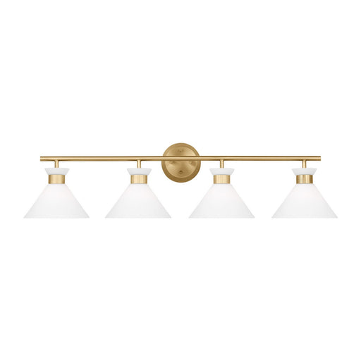 Myhouse Lighting Visual Comfort Studio - DJV1014SB - Four Light Bath - Belcarra - Satin Brass