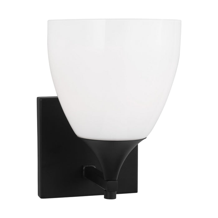 Myhouse Lighting Visual Comfort Studio - DJV1021MBK - One Light Wall Sconce - Toffino - Midnight Black