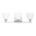 Myhouse Lighting Visual Comfort Studio - DJV1023CH - Three Light Bath - Toffino - Chrome