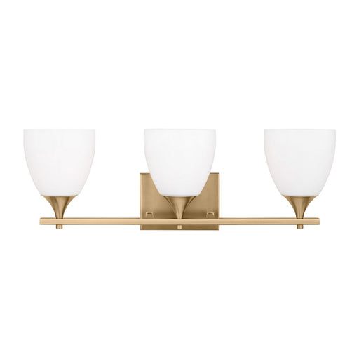 Myhouse Lighting Visual Comfort Studio - DJV1023SB - Three Light Bath - Toffino - Satin Brass