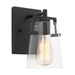 Myhouse Lighting Visual Comfort Studio - DJV1031MBK - One Light Wall Sconce - Crofton - Midnight Black