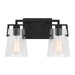 Myhouse Lighting Visual Comfort Studio - DJV1032MBK - Two Light Bath - Crofton - Midnight Black