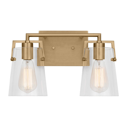 Myhouse Lighting Visual Comfort Studio - DJV1032SB - Two Light Bath - Crofton - Satin Brass