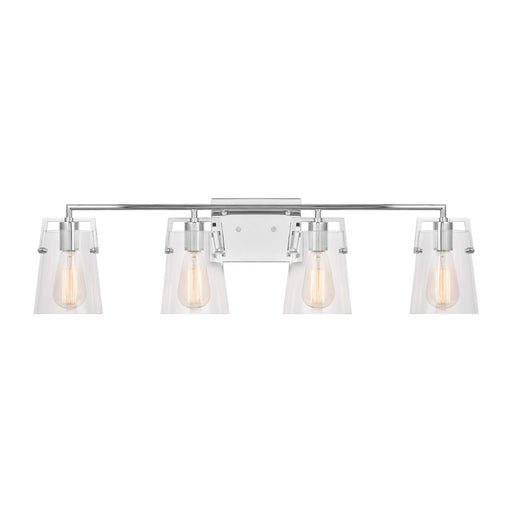 Myhouse Lighting Visual Comfort Studio - DJV1034CH - Four Light Bath - Crofton - Chrome