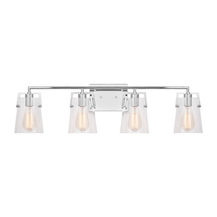 Myhouse Lighting Visual Comfort Studio - DJV1034CH - Four Light Bath - Crofton - Chrome