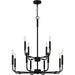 Myhouse Lighting Quoizel - ABR5128MBK - 12 Light Chandelier - Abner - Matte Black