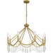 Myhouse Lighting Quoizel - AID5030AB - Eight Light Chandelier - Airedale - Aged Brass