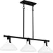 Myhouse Lighting Quoizel - BIK338MBK - Three Light Linear Chandelier - Brink - Matte Black