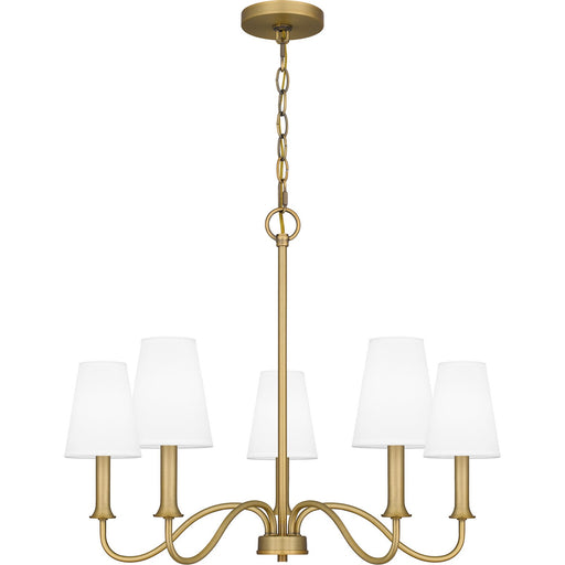 Myhouse Lighting Quoizel - BTY5026AB - Five Light Chandelier - Beatty - Aged Brass