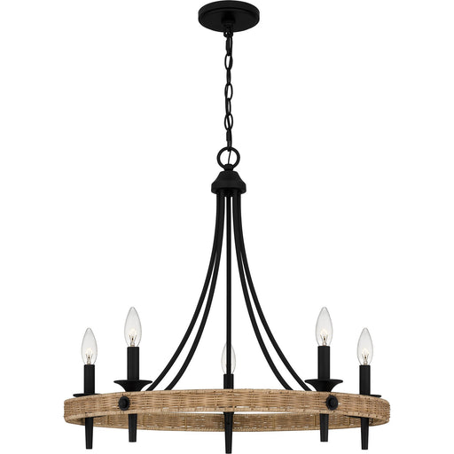 Myhouse Lighting Quoizel - CNI5026MBK - Five Light Chandelier - Catania - Matte Black