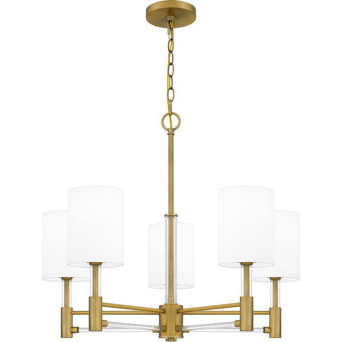 Myhouse Lighting Quoizel - GCN5026AB - Five Light Chandelier - Gretchen - Aged Brass