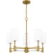 Myhouse Lighting Quoizel - GCN5026AB - Five Light Chandelier - Gretchen - Aged Brass