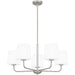 Myhouse Lighting Quoizel - GGR5028BN - Five Light Chandelier - Gallagher - Brushed Nickel