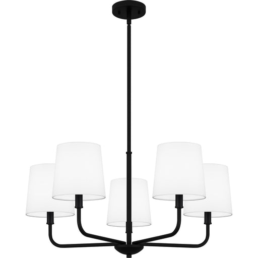 Myhouse Lighting Quoizel - GGR5028MBK - Five Light Chandelier - Gallagher - Matte Black