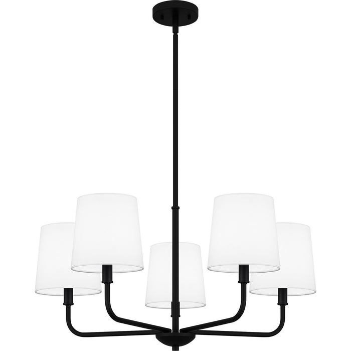 Myhouse Lighting Quoizel - GGR5028MBK - Five Light Chandelier - Gallagher - Matte Black