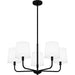 Myhouse Lighting Quoizel - GGR5028MBK - Five Light Chandelier - Gallagher - Matte Black