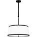 Myhouse Lighting Quoizel - KYL2820MBK - Four Light Pendant - Kylen - Matte Black