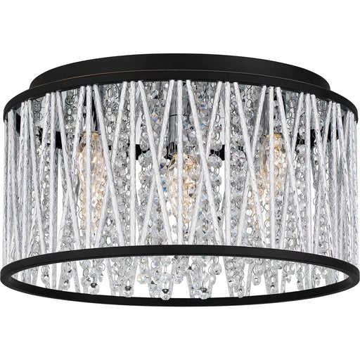 Myhouse Lighting Quoizel - PCCET1616MBK - Five Light Flush Mount - Celeste - Matte Black