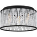 Myhouse Lighting Quoizel - PCCET1616MBK - Five Light Flush Mount - Celeste - Matte Black