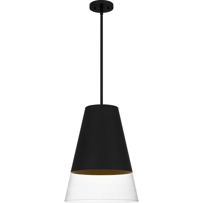 Myhouse Lighting Quoizel - PRG1514BBK - One Light Pendant - Peregrine - Brushed Black