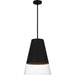 Myhouse Lighting Quoizel - PRG1514BBK - One Light Pendant - Peregrine - Brushed Black