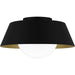 Myhouse Lighting Quoizel - QFL6182MBK - One Light Flush Mount - Quoizel Flush Mount - Matte Black