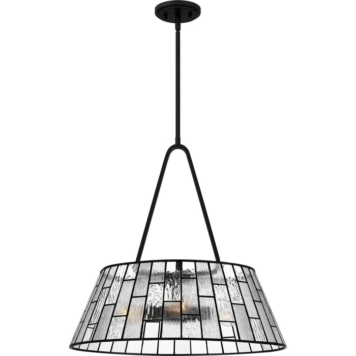 Myhouse Lighting Quoizel - QP6176MBK - Four Light Pendant - Quoizel Pendant - Matte Black