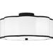 Myhouse Lighting Quoizel - QSF6179MBK - Four Light Semi Flush Mount - Quoizel Semi-Flush Mount - Matte Black