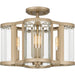 Myhouse Lighting Quoizel - QSF6193BGD - Four Light Semi Flush Mount - Quoizel Semi-Flush Mount - Bronze Gold