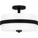 Myhouse Lighting Quoizel - QSF6195MBK - Two Light Semi Flush Mount - Quoizel Semi-Flush Mount - Matte Black