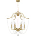 Myhouse Lighting Quoizel - SDY5028AB - Six Light Chandelier - Sunday - Aged Brass