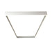 Myhouse Lighting Nora Lighting - NPDBL-24DFK/W - Slide-in Frame for Surface Mounting Panels - LED Lay-In Panel Light - White