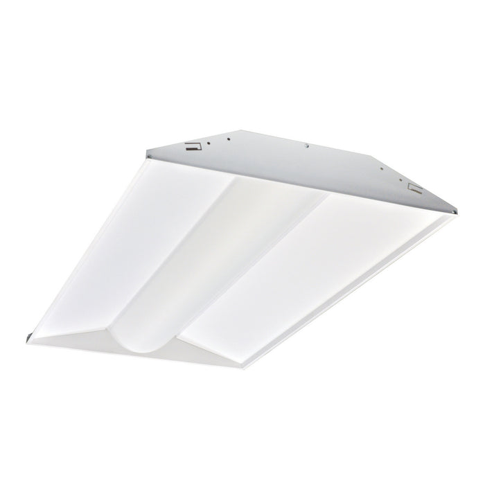 Myhouse Lighting Nora Lighting - NPTCB-E24L40/40AW - 2X4 LED Center Basket Troffer, - LED Lay-In Cb Troffer - White