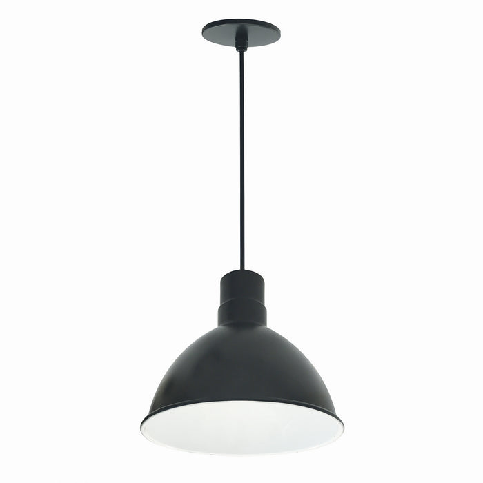Myhouse Lighting Nora Lighting - NRLM-10C2035BWLE4 - 10" Rlm Shade - LED Rlm - Black Outer / White Inner