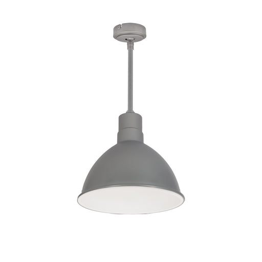 Myhouse Lighting Nora Lighting - NRLM-10ST2030GMWLE4/48 - Stem Mounted LED Shade - LED Rlm - Gun Metal Outer / White Inner