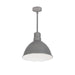 Myhouse Lighting Nora Lighting - NRLM-10ST2035GMWLE4/96 - Stem Mounted LED Shade - LED Rlm - Gun Metal Outer / White Inner