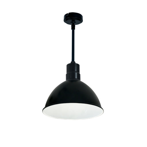 Myhouse Lighting Nora Lighting - NRLM-10ST3030BWLE4/60 - Stem Mounted LED Shade - LED Rlm - Black Outer / White Inner