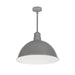 Myhouse Lighting Nora Lighting - NRLM-16ST2535GMWLE4/96 - Stem Mounted LED Shade - LED Rlm - Gun Metal Outer / White Inner
