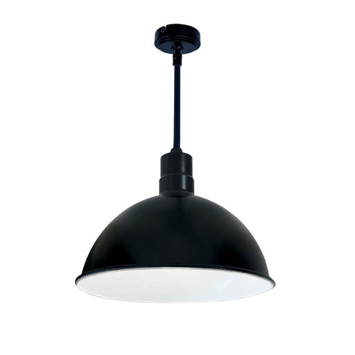 Myhouse Lighting Nora Lighting - NRLM-16ST2540BWLE4/48 - Stem Mounted LED Shade - LED Rlm - Black Outer / White Inner