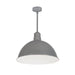 Myhouse Lighting Nora Lighting - NRLM-16ST3830GMWLE4/60 - Stem Mounted LED Shade - LED Rlm - Gun Metal Outer / White Inner