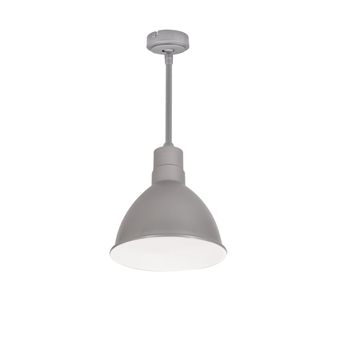 Myhouse Lighting Nora Lighting - NRLM-8ST1030GMWLE4/12 - Stem Mounted LED Shade - LED Rlm - Gun Metal Outer / White Inner