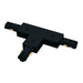 Myhouse Lighting Nora Lighting - NT-314B/L - T Connector, Left, 1 Circuit Track - Track Syst & Comp-1 Cir - Black