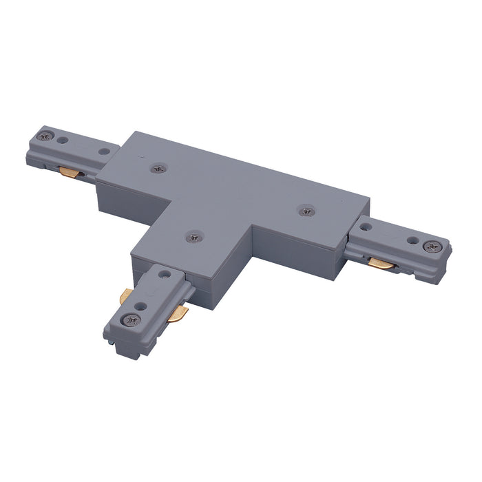 Myhouse Lighting Nora Lighting - NT-314S/L - T Connector, Left, 1 Circuit Track, - Track Syst & Comp-1 Cir - Silver