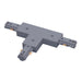 Myhouse Lighting Nora Lighting - NT-314S/L - T Connector, Left, 1 Circuit Track, - Track Syst & Comp-1 Cir - Silver