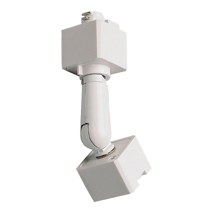 Myhouse Lighting Nora Lighting - NT-335W - Slope Adapter For 3 Wire Track Head, 1 Or 2 Circuit Track, J-Style Track - Track Syst & Comp-1 Cir - White